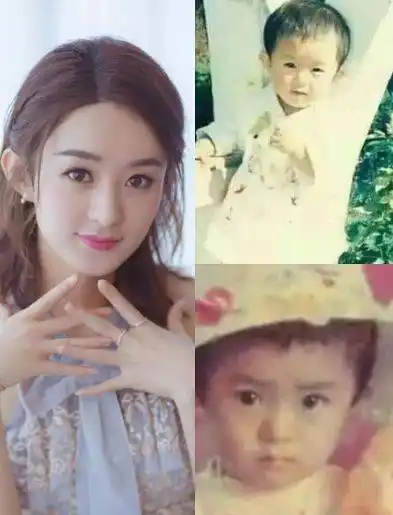 丫丫乖巧,关晓彤机灵,赵丽颖婴儿肥,她从小美到大_古力娜扎_刘亦菲_张