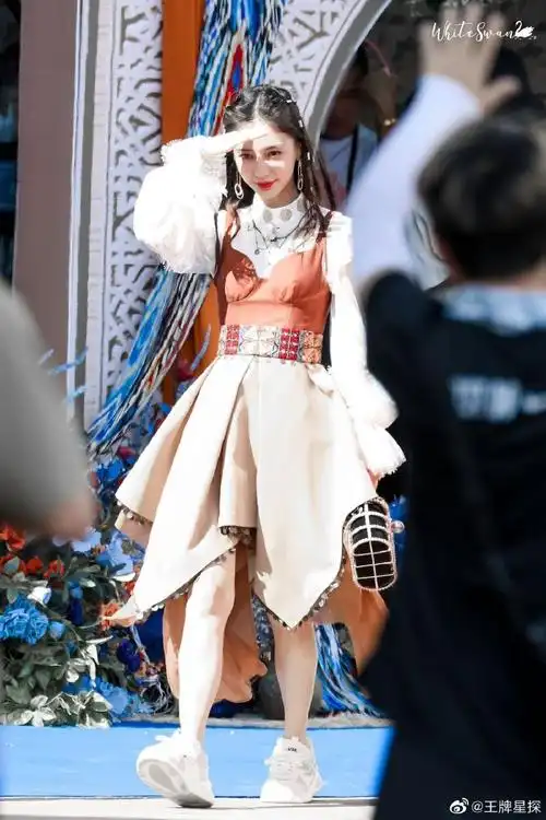 angelababy奔跑吧西域公主造型