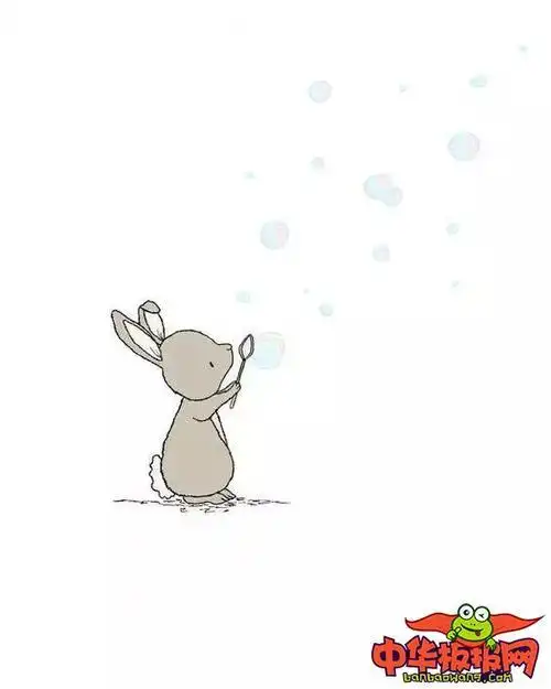 小兔子的画法简单可爱小兔子简笔画图片简笔画怎么画一只兔子的背影