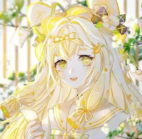 超仙色系动漫女生头像