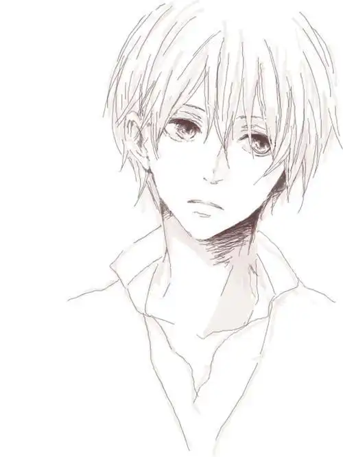 画人物的简笔画女孩-卡通人物简笔画哪吒-简笔动漫美少年简笔画美少年