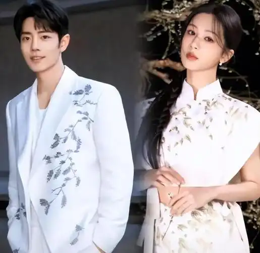 杨紫新剧书君年与肖战携手两人真甜