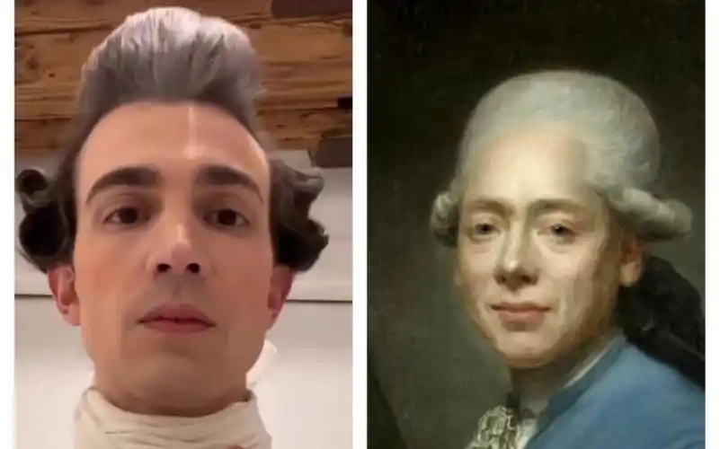 复原1770年洛可可宫廷男士发型巴洛克音乐passacaglia