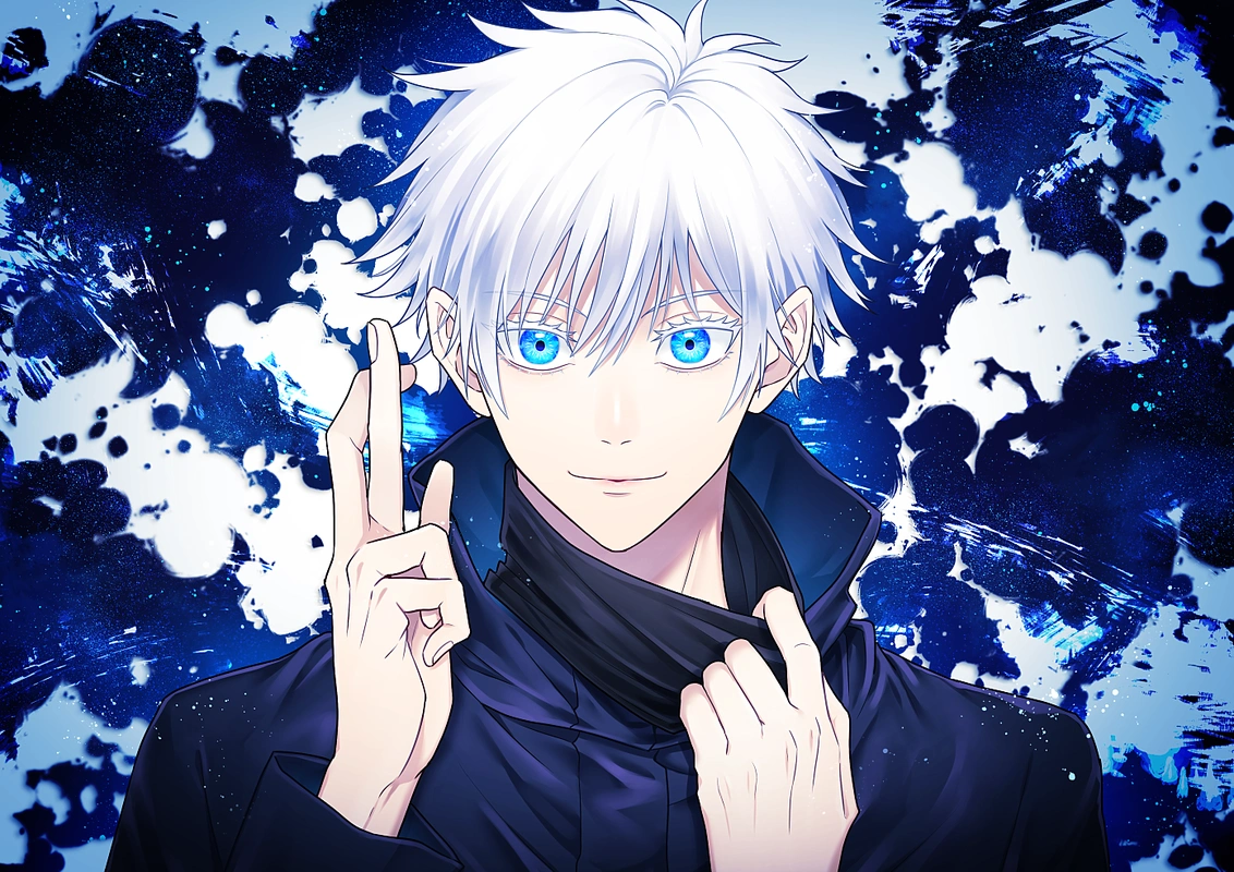 《咒术回战》动漫壁纸:五条老师帅的呀!