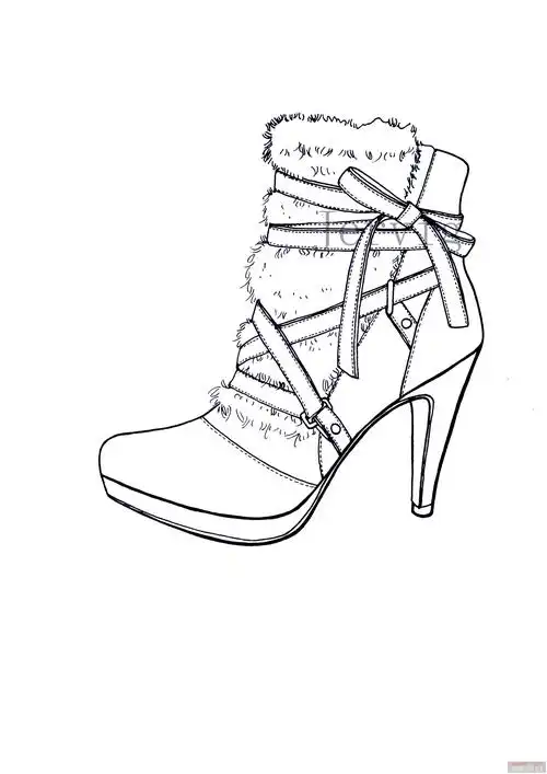 jervig_ 鞋靴线稿手绘-鞋包设计 - 穿针引线服装论坛