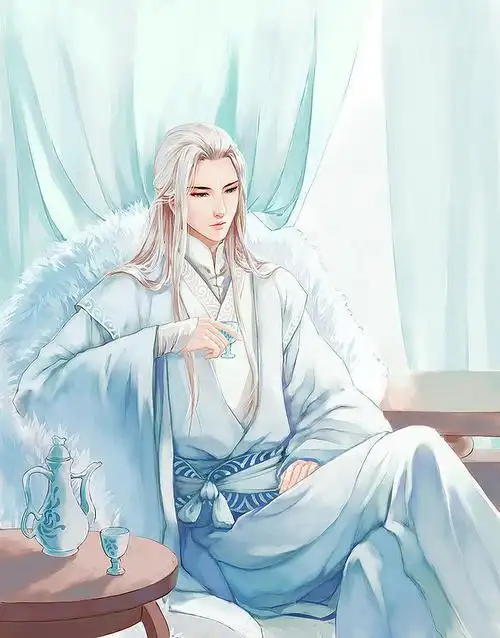 古风男子古装美术原画男子古风人物古代男子男性中国风人物男性男书生