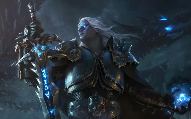 《魔兽世界》巫妖王阿尔萨斯高清桌面壁纸