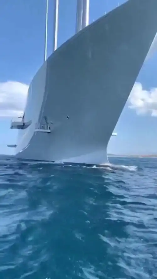 巨型多朹帆船,3万吨的吃水量,有钱人才买得起!