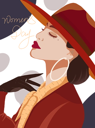 欧美风都市丽人女神节气质女性高贵优雅人物