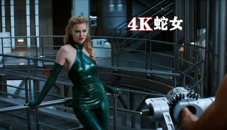 【4k蓝光画质】混剪金刚狼2妖艳蛇女,一口吐沫就能把人毒死了!