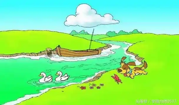 新二年级看图写话写景训练——"迷人的小河"