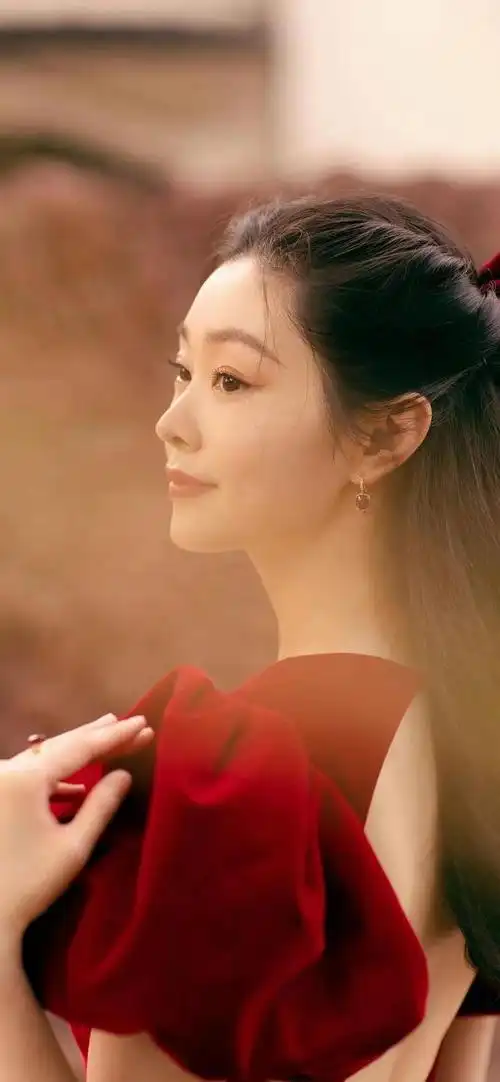 宋轶壁纸,穿的哪套礼服最好看,是雾霾蓝色,是香槟色,还是红色