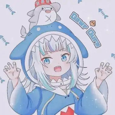 好看女生头像可爱蓝色动漫图片