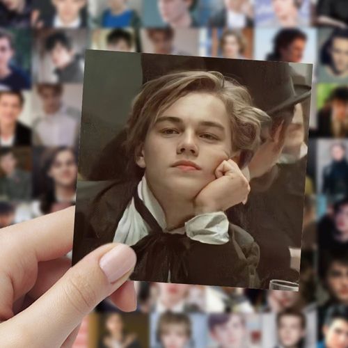 120欧美男神贴纸美式复古氛围感男生头像diy手账桌面笔记本贴画