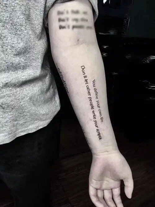 无锡纹身英文小字母系列