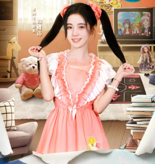 求鞠婧祎不要再穿洛丽塔裙了本以为不合适谁知腿细到让人疯