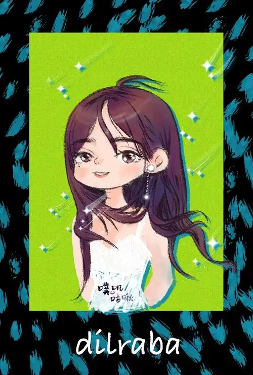 q版迪丽热巴插画练习【2020年4月—2021年5月】