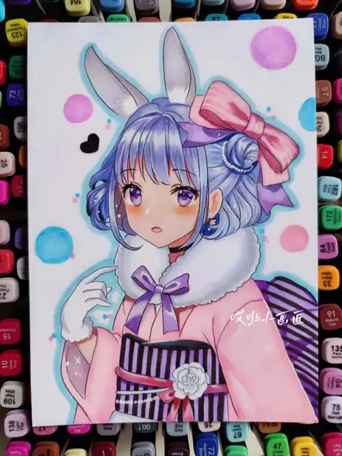 二次元动漫人物绘画步骤