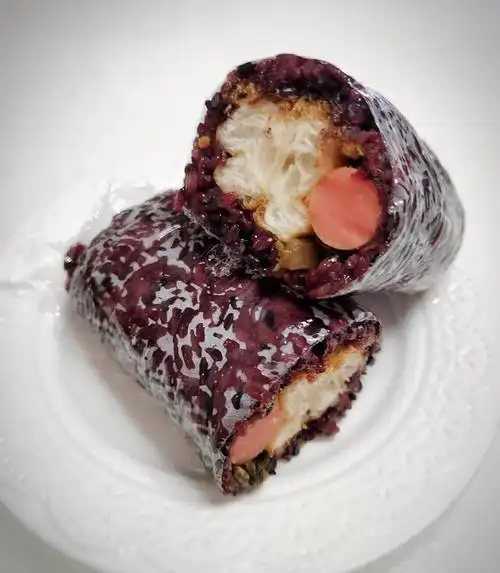 黑米粢饭团的做法