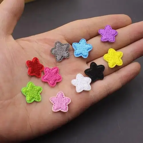 补丁迷你星星布贴补贴补衣服图案可缝可贴儿童布贴