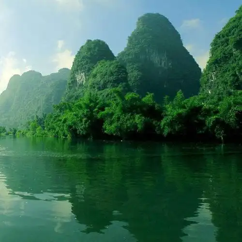 青山绿水风景头像
