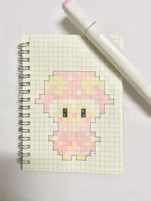 洳淉赽泺湜①種夲領哋話a6临摹#画画的日常  #我的随手画  #像素画