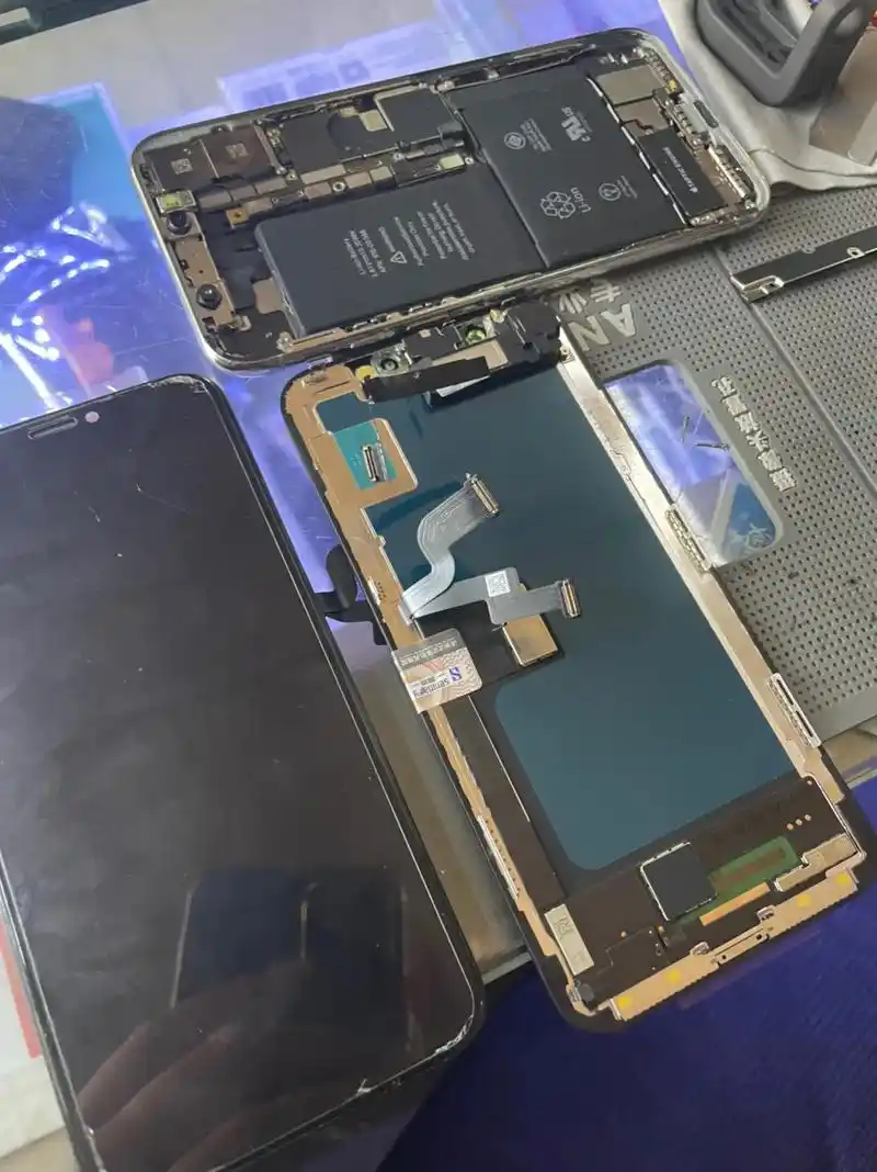 苹果x换屏完成#手机店日常 #专业维修 #手机维修换屏 #服 - 抖音