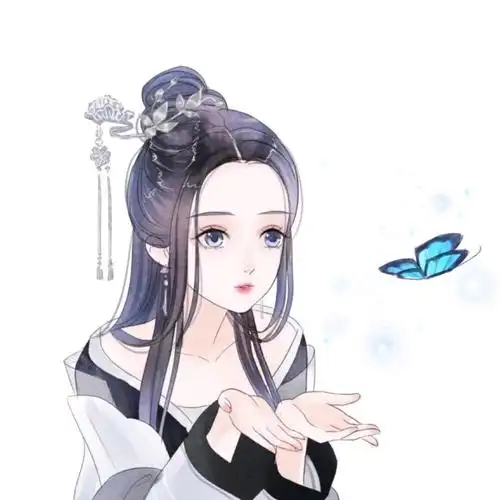 古风少女手绘头像画师:-野梨籽yeliz