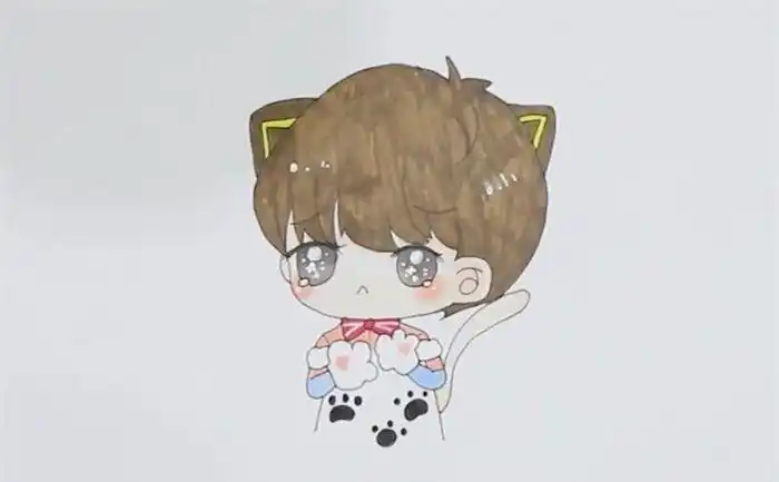 王俊凯卡通简笔画q版