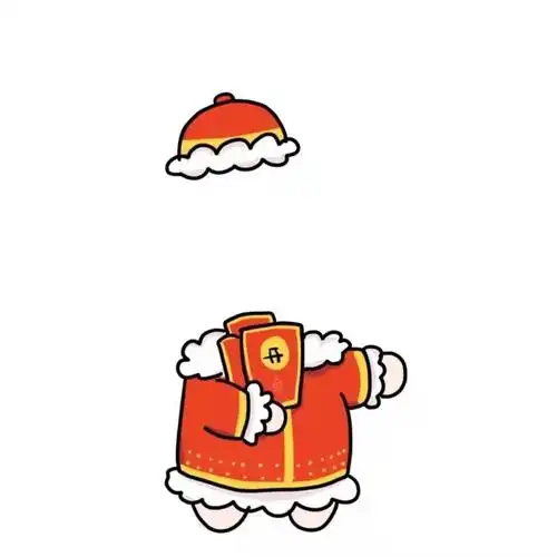 创意素材班级宝贝秒变新年娃娃