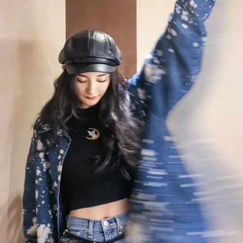 cloud season官方授权 杨幂同款水冰月月亮猫打底衫女内搭上衣t恤