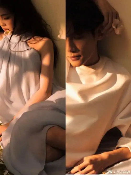 时尚芭莎拍的罗云熙白鹿##罗云熙白鹿时尚芭莎双人大片