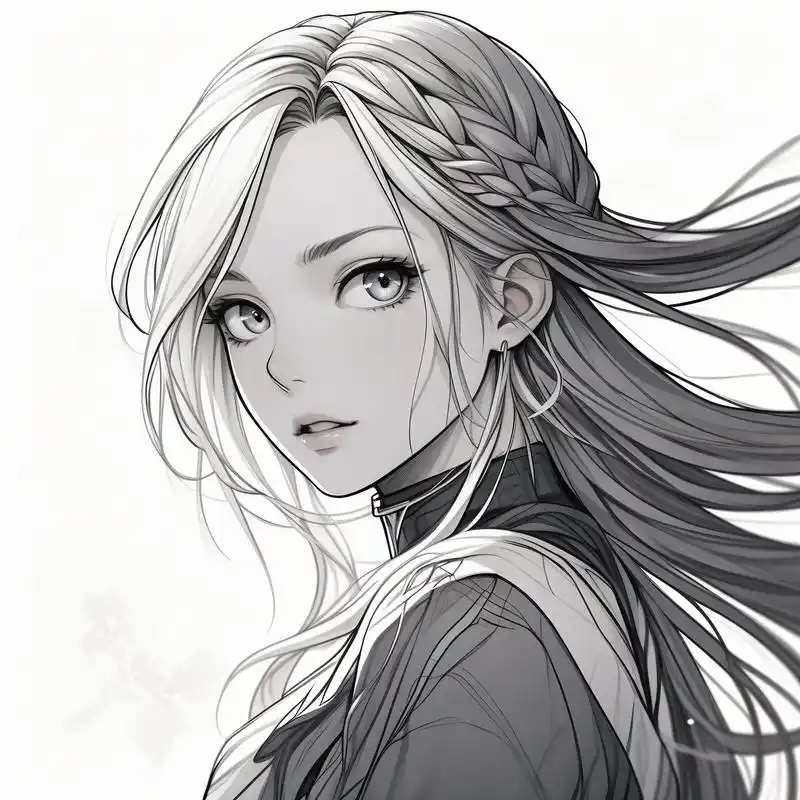 96 漫画风女生qq头像精选