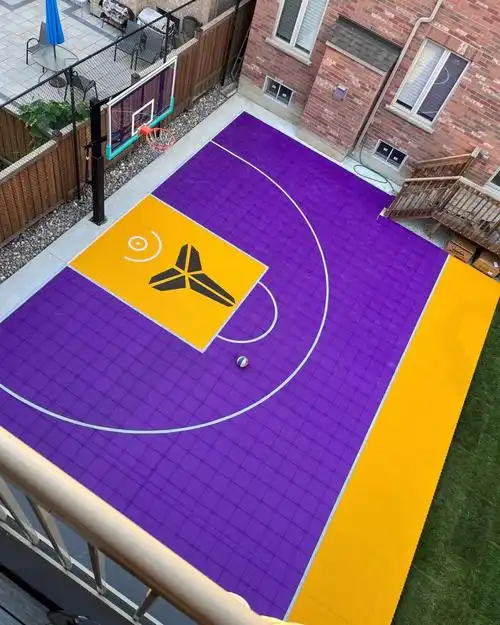 后院篮球场分享!男生的梦想!