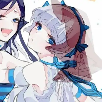 闺蜜头像一甜一冷动漫图片