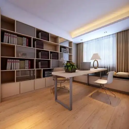 10平米书房装修效果办公与休息并存