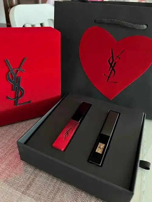 试色ysl情人节限定口红礼盒情人节礼物