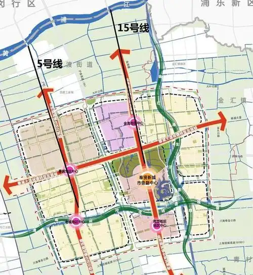 上海轨道交通15号线通车在即,南延伸到奉贤区的优先级可适当提升