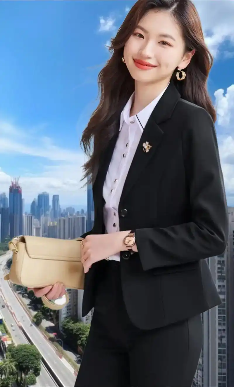 时尚气质职业装女西装套装,让你职场出彩!