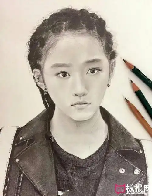 怎样画关晓彤的简笔画关晓彤的简笔画铅笔画关晓彤的素描简笔画