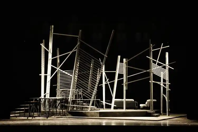 作品话剧麻将闺蜜舞美设计哈尔滨话剧院演出