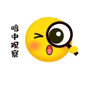 拿放大镜暗中观察招聘人才表情包动图gif