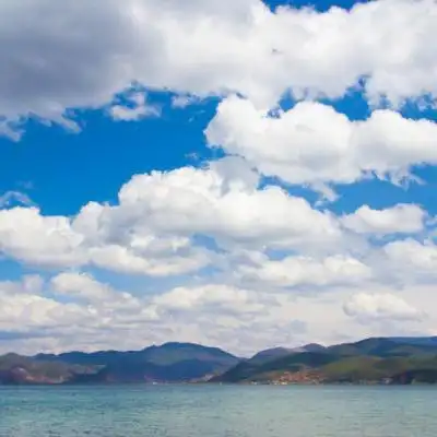 高清清新唯美的泸沽湖风景图片头像