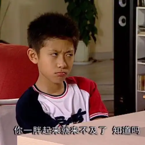 你一胖起来就来不及了 知道吗( 家有儿女刘星表情包 )_刘星_一胖_家有