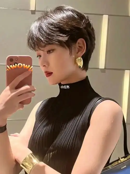 韩式帅气短发女生也可以很帅气质发型