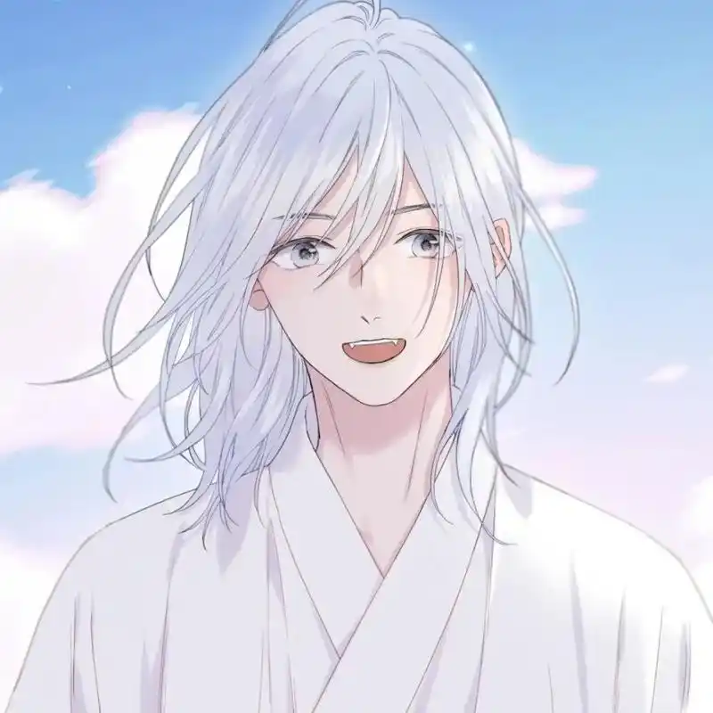 古风 动漫白发男子头像|纵是年少风流可入画,却也自成风骨难笔拓