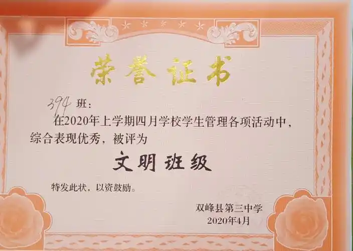 班级奖状单位学校类别1002001获奖时间2020-04-04名称文明班级姓名成*