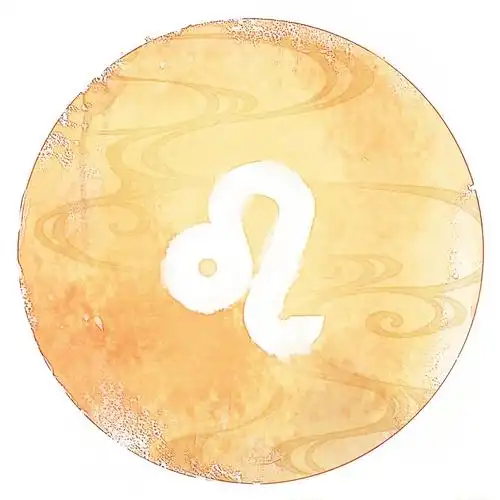 狮子座符号圆头像