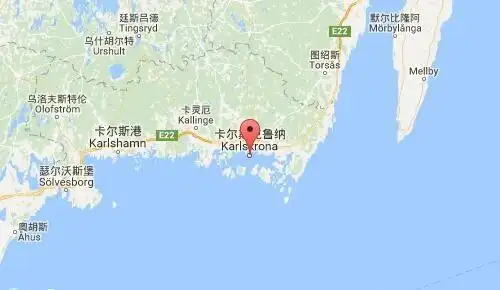 瑞典港口卡尔斯克鲁纳karlskrona港口