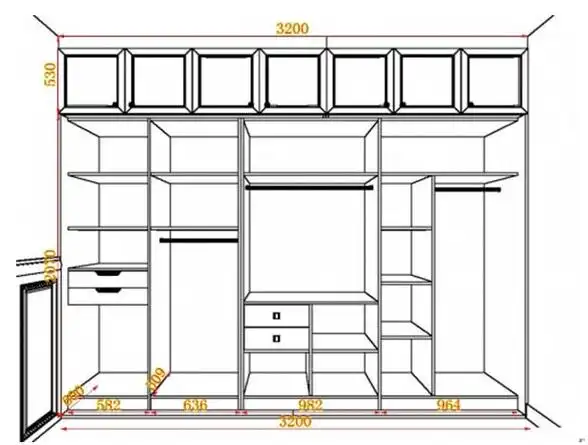 定制衣柜90%会被坑,5大防坑技巧 4大衣柜设计图纸,拿走不谢!